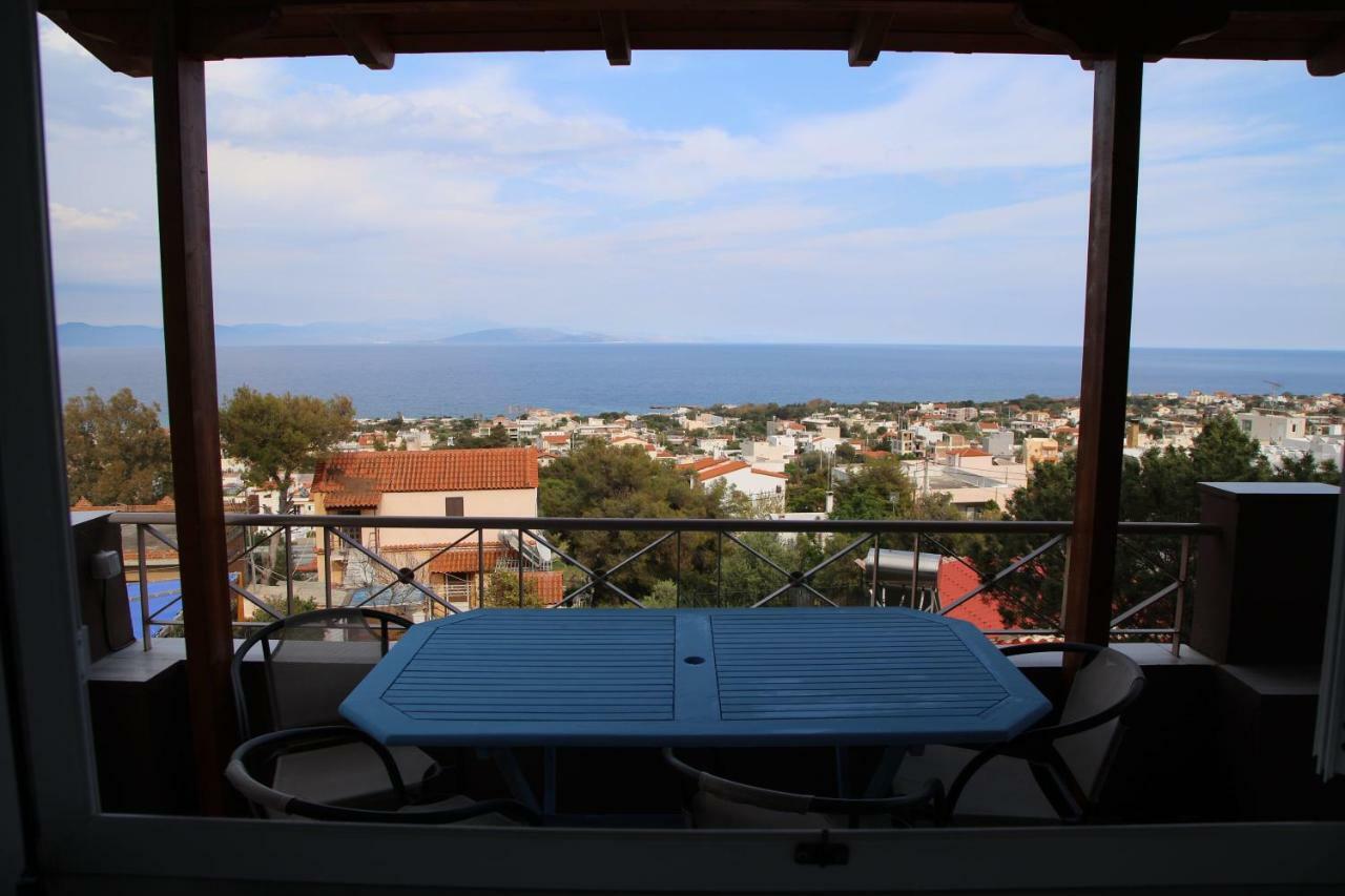 Peris Panoramic Villa Near Athens Airport Paralia  Exterior foto